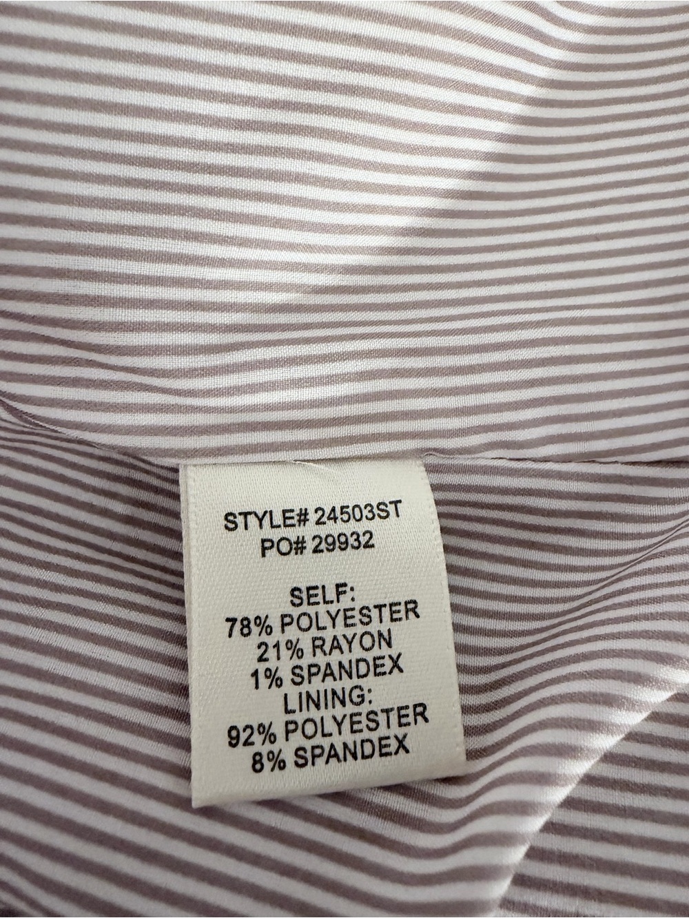 Skies Are Blue Women's Textured Blazer Jacket Beige/Blush XL NEW - Picture 7 of 10